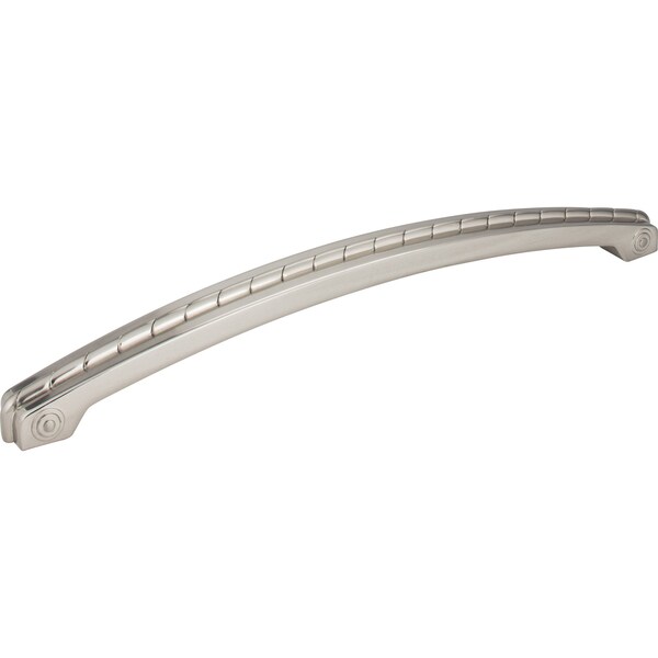 Jeffrey Alexander 12" Center-to-Center Satin Nickel Rope Rhodes Appliance Handle Z260-12SN - main